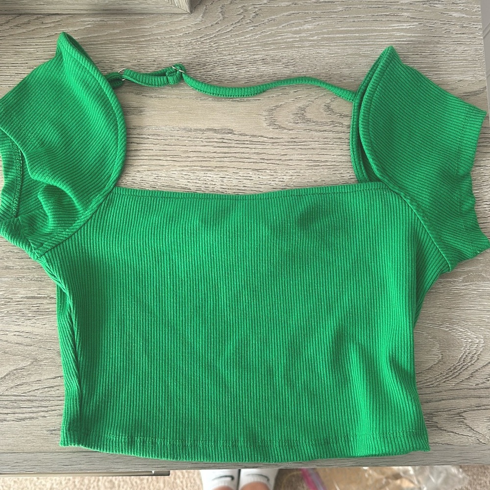 Kelly Green Crop Top- SHIEN (size small)